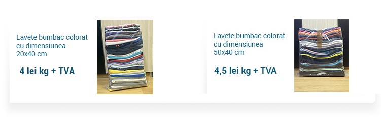 Lavete din bumbac Second Hand la KG